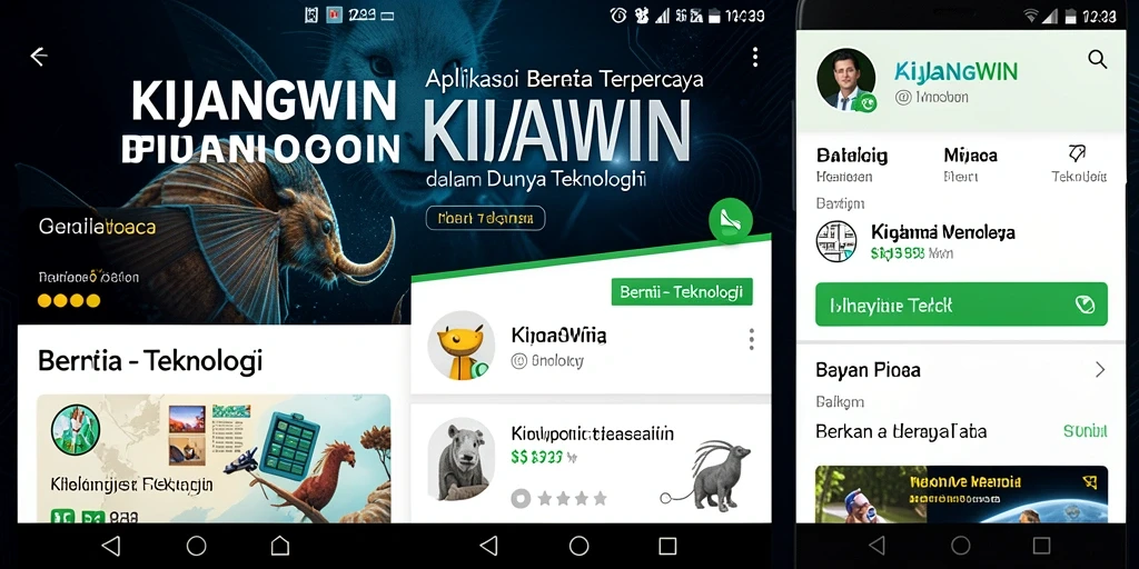 Antarmuka pengguna KIJANGWIN yang modern dan fungsional.