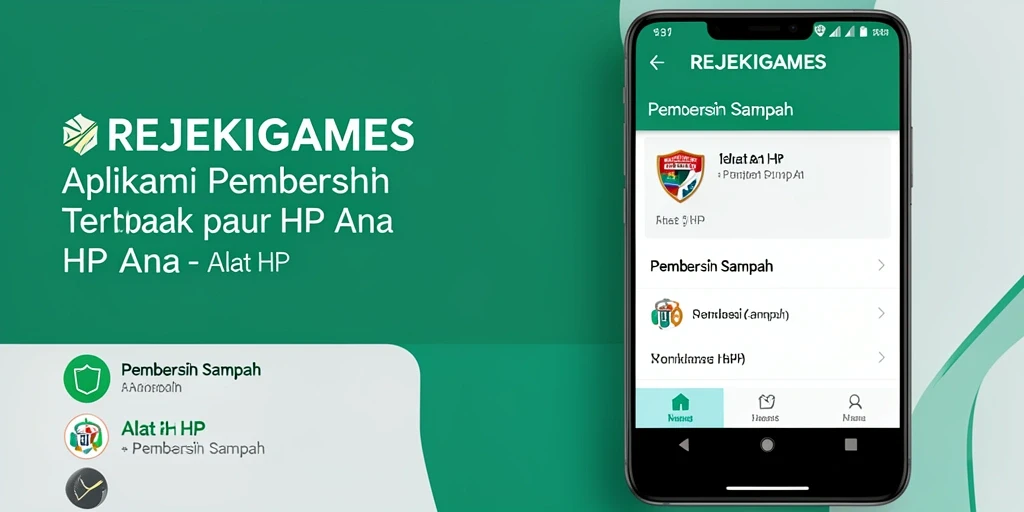 Antarmuka aplikasi REJEKIGAMES yang bersih dan user-friendly.